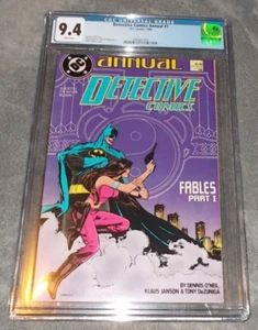 DC Annual Detective Comics #1 Fables Part 1 CGC 9.4 White Pages - Picture 1 of 5