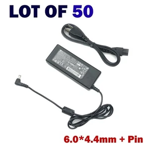 Lote de 50 fuentes de alimentación adaptadoras CA LG 65W genuinas 19V 3.42A 6.0 4.4mm con cable - Imagen 1 de 6