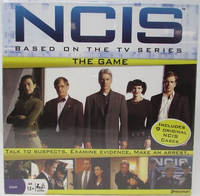 NCIS The Board Game 1-6 Players 9 Crime Cases Ages 13+ Investigate Pressman NEW - Image 1 of 4