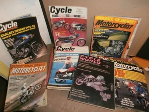 37 CYCLE Cycle World Motorcyclist Motorcycle Magazines 1964 - 1970's Variety Lot - Imagen 1 de 20