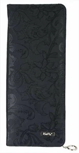 KnitPro Hard Black Jacquard Fabric Case Straight / Single Point Knitting Needles - Picture 1 of 1