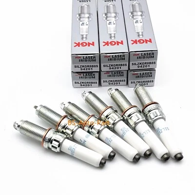6x NGK Zündkerze SILZKGR8B8S 94201 Für BMW M240i 340i 440i 540i 740i B58 M140i - Image 1 of 4