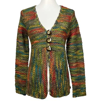 Cárdigan suéter vintage Y2K Babydoll para mujer mediano hada grunge grueso tejido Foto 1 de 4