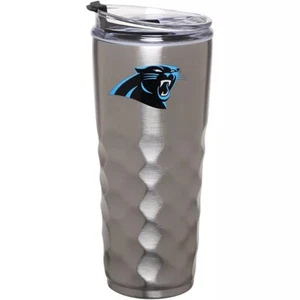 Carolina Panthers NFL Stainless Steel Diamond Hot Cold Tumbler 32 oz - Picture 1 of 2