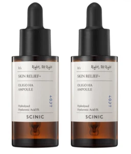 Scinic Skin Relief+ Oligo HA Ampoule 30ml x 2pcs Moisturizing K-Beauty - Picture 1 of 9
