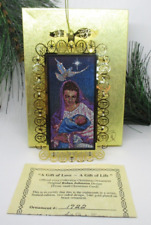 Rolan Johnson Ornament 2012 A GIFT OF LOVE 24KT Gold Plate COA Boxed