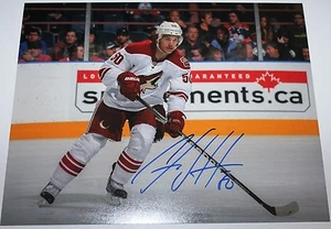 ANTOINE VERMETTE SIGNED 8X10 PHOTO ARIZONA COYOTES COA - Picture 1 of 1