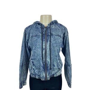 Thrill Jeans Girls Youth Blue Jean Jacket Sz L - Picture 1 of 10