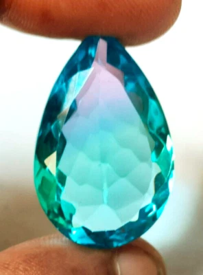 47.25 Ct. AAA+ Large Ametrine Pear Cut Loose Gemstone Gift for Women/Her - Image 1 of 4