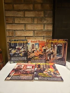 5 Vintage Issues of 1985 Colonial Homes Magazines Missing Jan/Feb Issue - Picture 1 of 24