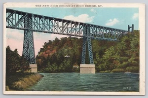 Postcard The New High Bridge At Kentucky KY - Picture 1 of 2