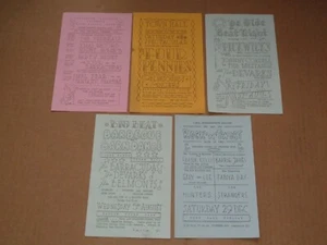 1960s - Lot of 5 Torquay Area Handbills - Pickwicks/Hunters/4 Pennies/Federals - Picture 1 of 1
