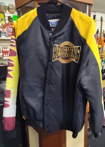 Vintage 90s Washington Redskins Commanders Chalk Line Fanimation Jacket Mens L - Picture 1 of 9