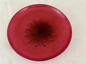 DE COLECCIÓN c.1950 Murano arándano aventurina placa de vidrio 7"/18cm poss Barovier - Imagen 1 de 14
