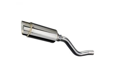 Silenciador de escape redondo de acero inoxidable Delkevic 8" - Kawasaki KLR650 2008-2024 Foto 1 de 3