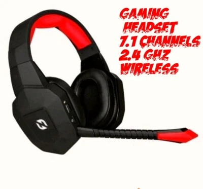 Gaming Bluetooth Kopfhörer Optical Wireless Headset PS4, XBOX ONE,PC Nano Gaming - Bild 1 von 4