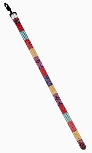 Neu mit Etikett Leder Whimsey Westerngürtel Größe Large 1,5" breit mehrfarbig bedruckt ca. - Bild 1 von 3