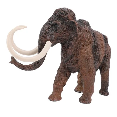 Woolly Mammoth Figurine Simulated Large Elephant Statue Ancient Animal Model Toy - Image 1 of 4