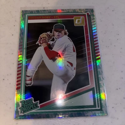 2025 Panini Donruss - Rated Prospects Tekoah Roby #196 Liberty - Image 1 of 2