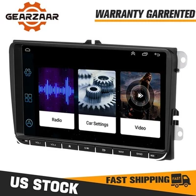 Radio estéreo para coche VW Volkswagen Passat Golf Jetta 9" Android 12 Carplay 7 Foto 1 de 4