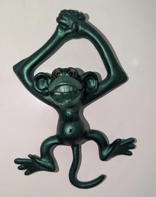 Vtg W&R Russ Wallace Berrie Oily Jiggler Green Monkey 1966 Rare - Image 1 of 3