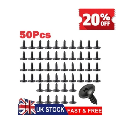 50x Engine Cover Undertray Splashguard Wheel Arch Torx Screw For VW Audi Uk - Image 1 of 4