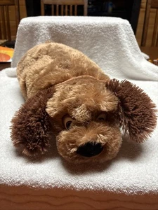LAPGEAR Tablet Device Book Pillow Rest Plush Brown Puppy Dog Holder Pillow 16” - Picture 1 of 11
