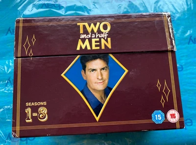 Two and a Half Men Seasons 1-8 Collection DVD box set UK Version Region 2 - Image 1 of 4