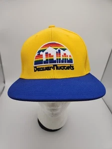 Mitchell Ness Denver Nuggets Snapback Hat Rainbow Skyline Hardwood Classics Cap - Picture 1 of 10