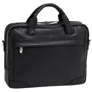 McKlein USA Bridgeport Leather Laptop Briefcase Assorted Colors - Picture 1 of 9