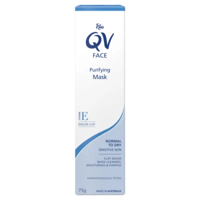 QV Face Purifying Mask 75g Rich Clay Mask for Sensitive Skin Kaolin Ego - Image 1 of 2