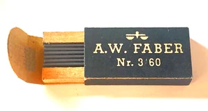 A.W.Faber Bleistiftminen pencil Leads 1,18 mm 1x Schachtel mit 12 Stück Minen - Picture 1 of 6