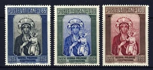 VATICAN CITY . 1956 Black Madonna of Czestochowa (216-218) . Mint Never Hinged - Picture 1 of 1