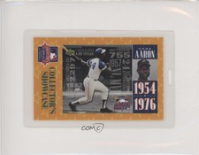 2000 All-Star Fanfest Laminated Passes Collector's Showcase Hank Aaron #CSUD HOF