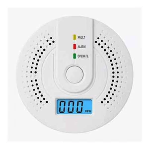 Carbon Monoxide Warning Alarm Sensor LED Digital Battery Powered - Picture 1 of 9