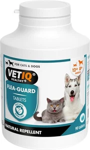 VetIQ Flea Guard, 90 Tablets, Flea Treatment for Dogs & Cats Keeps Fleas, Ticks - Picture 1 of 4