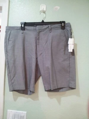 Men Calvin Klein Size 38W Slim Fit Shorts,Gray, 9" Length--Brand New!! - Image 1 of 2