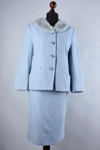 Ladies Givenchy Vintage Designers Jacket / Skirt Wool Suit Size M - Picture 1 of 12