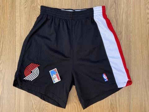 Portland Trailblazers Game Worn Used Authentic Champion Shorts size 38 Large L Cover