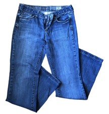 Converse One Star Sz 8 Women's Low Rise Boot Cut Skater Denim Jeans Y2K