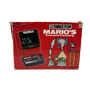 Mario's Cement Factory Nintendo Game & Watch Table Top CM-72 Boxed RARE - Picture 1 of 16