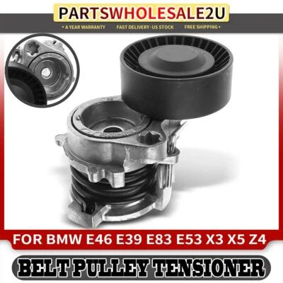 AC Drive Belt Tensioner Assembly for BMW E46 320i 325i 325xi 330i E83 X3 E85 Z4 - Image 1 of 4