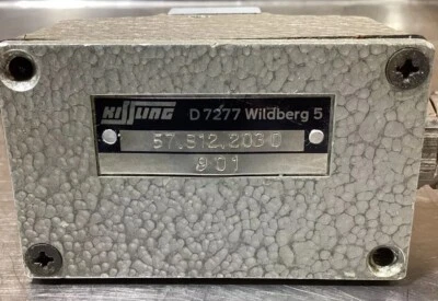 Kissling D 7277 Wildberg 5 Limit Switch 57.B12.203 D, Used Surplus - Image 1 of 3