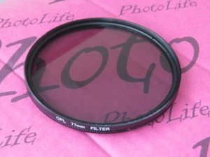 Filtro ultravioleta CPL 77 mm para lente de cámara Canon Sony Nikon Pentax SLR DSLR - Imagen 1 de 2