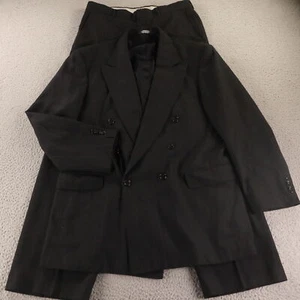 Traje de Colección Lúpulo M Gris Tiza Rayas Poliéster Lana Lúpulo 40R 32x30 - Imagen 1 de 24