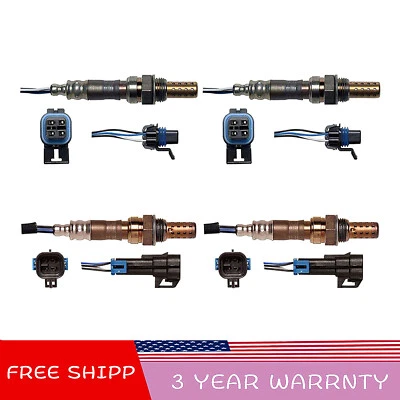 4pcs Up+Down Oxygen Sensor Fit For 2007 Cadillac Escalade/ESV 6.2L 6162CC V8 NEW - Image 1 of 4