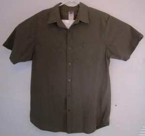 The North Face Mens Shirt Size Large Short Sleeve RN# 61661 Green - Picture 1 of 6