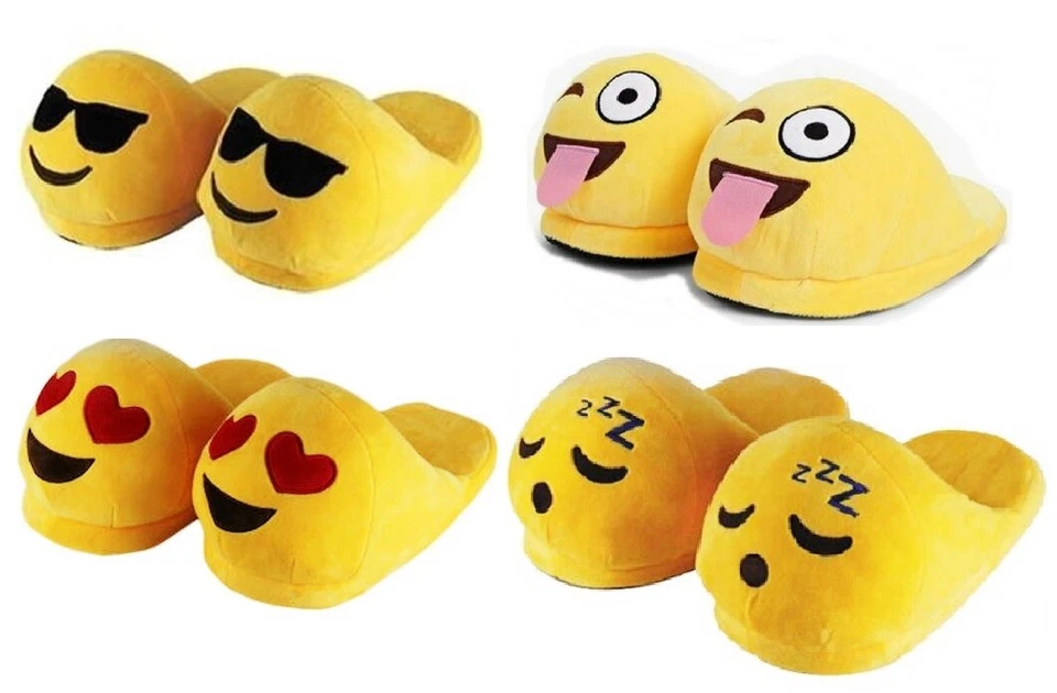 COSY TAIL EMOJI 3D SLIPPERS COOL SUNGLASSES SLEEP WINK LOVE