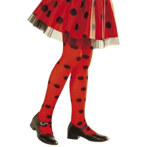 TRUMPFHOSE MARIENKÄFER KINDER rote Punkte Karneval Mädchen Kostüm #0124 - Bild 1 von 1