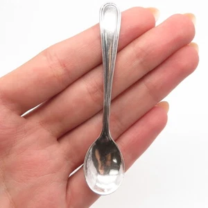 925 Sterling Silver Vintage Webster & Co. Salt & Spices Spoon - Picture 1 of 6